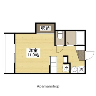 Yビル弐番館【3階】の間取り