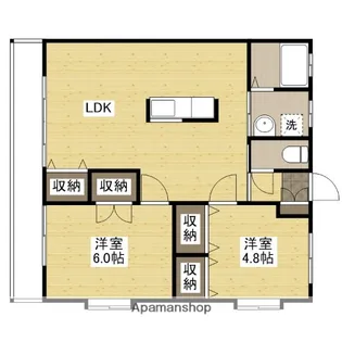 コンフォールエムズ【1階】の間取り