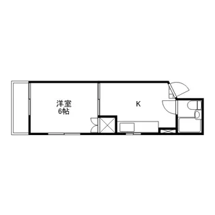 YYビル宝町【4階】の間取り