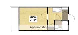 エステート山根【3階】の間取り