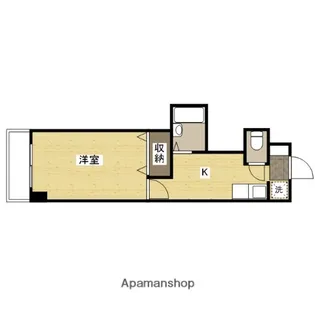 横田第二ビル【4階】の間取り