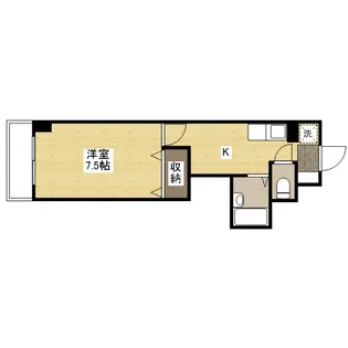 横田第二ビル【4階】の間取り
