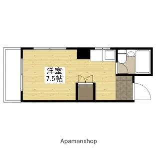 メゾンキモト【2階】の間取り