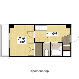 コーポエコード【4階】の間取り