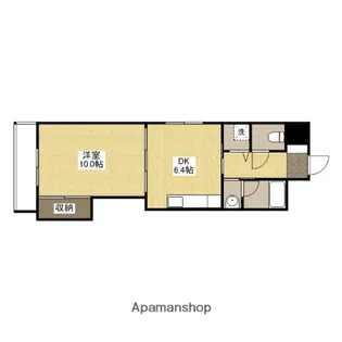 PLACE十日市【6階】の間取り
