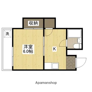 平田ビル【5階】の間取り