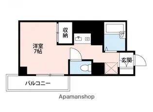 アクアコート廿日市【3階】の間取り