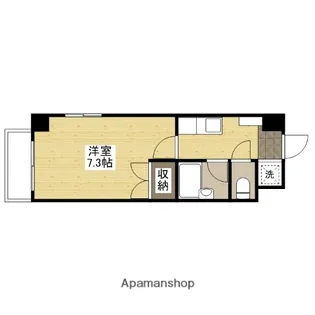 シャンテ中垣【7階】の間取り