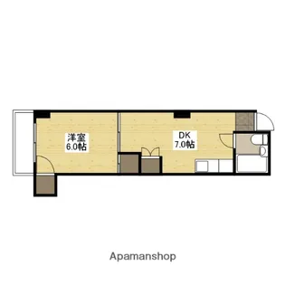 和秀三篠北町ビル【2階】の間取り