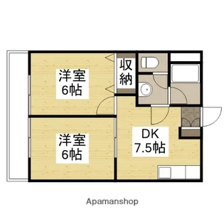 大宮コーポラス【4階】の間取り