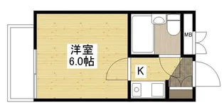 ドラゴン五日市【3階】の間取り