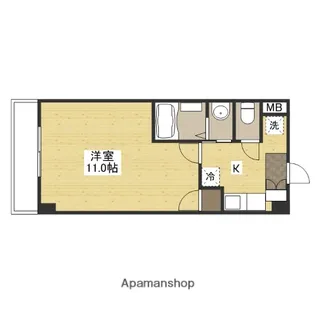 ネッサンスK【2階】の間取り