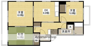ベイヒル宮島口【3階】の間取り