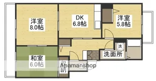 ベイヒル宮島口【2階】の間取り