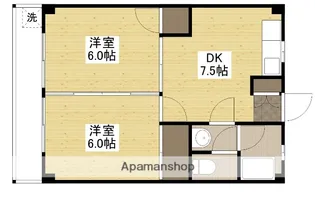 島本マンション【3階】の間取り