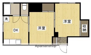 二葉ビル A棟【4階】の間取り