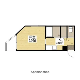 第2コーポみささ【2階】の間取り