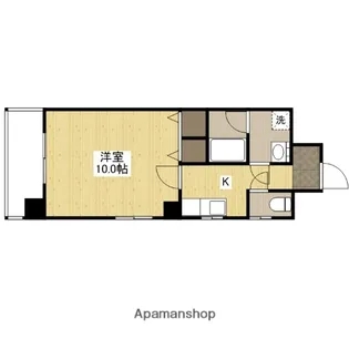 ジェイシティ八丁堀【12階】の間取り