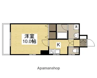 ジェイシティ八丁堀【13階】の間取り