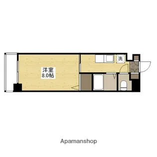 1Kの間取り画像