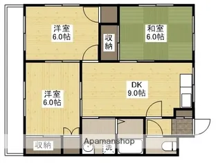 ハイツ谷中C棟【2階】の間取り