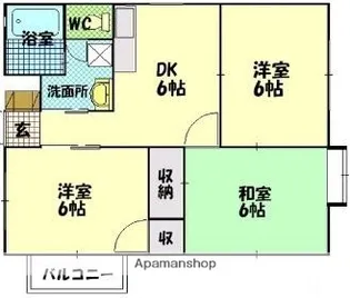 シーサイド金澤【2階】の間取り