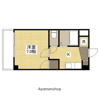 セレーヌ品川【6階】の間取り