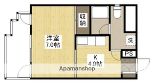 サンビル【4階】の間取り