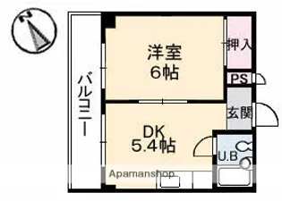 金子ビル【3階】の間取り