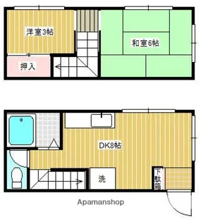 ベルハシモト【1階】の間取り