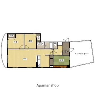 パラッツォ福本【5階】の間取り