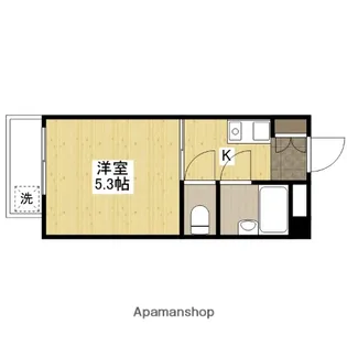 ウエストヒル【3階】の間取り