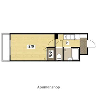 シアトル住村【3階】の間取り