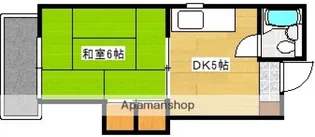 コーポ福島【1階】の間取り