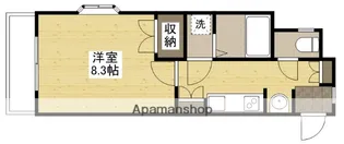 レジデンス折出【4階】の間取り