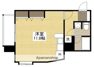 ウィステリア観音【3階】の間取り