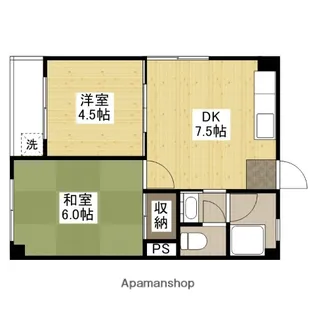 川手ビル【3階】の間取り