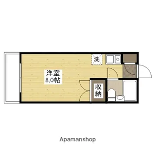 パインハウスⅡ【3階】の間取り
