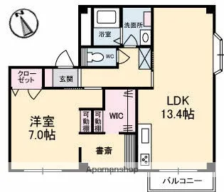 メゾンうえた【2階】の間取り