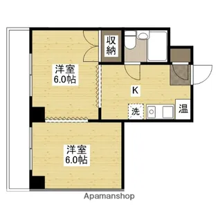 第3福助マンション【5階】の間取り