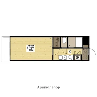 ウィンディア宮内【2階】の間取り