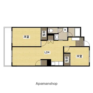 牛田みのりマンション【4階】の間取り
