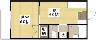 セジュール本町【1階】の間取り