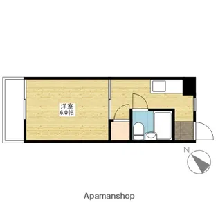 サニーレジデンス【2階】の間取り