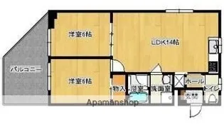 川田ビル【2階】の間取り