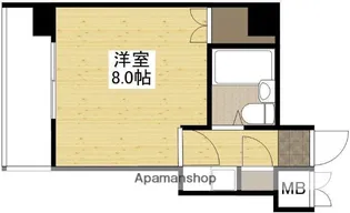 NEPHEL榎町(旧第7片山ビル)【3階】の間取り