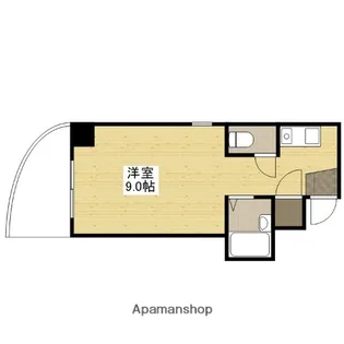 リボン金屋町【204号室】の間取り