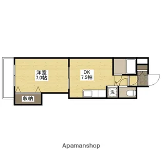 ミッションデルタ【7階】の間取り