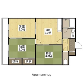 第2沖広ビル【2階】の間取り