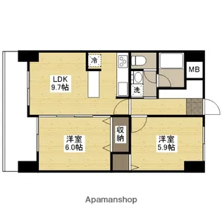 リブレストⅠ【10階】の間取り